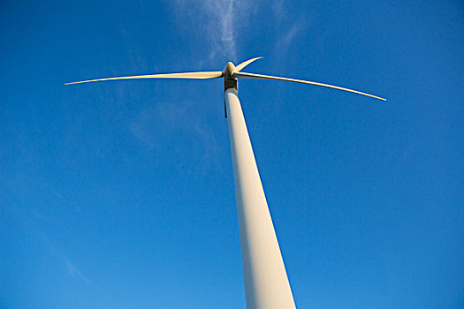 风力发电机,风车,清洁能源,蓝天