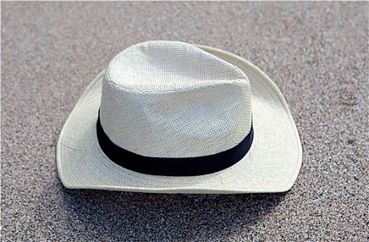草帽,沙子