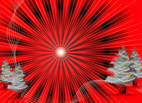 圣诞节,背景,圣诞树,波状,线条