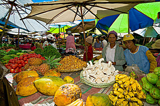 市场,塔那那利佛,马达加斯加,非洲