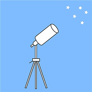 望远镜,天文,器具,星星