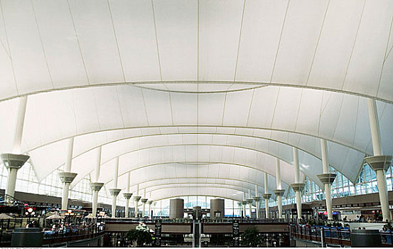 航站楼,丹佛,国际机场,科罗拉多,美国