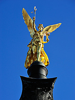 天使,平和,仿制,慕尼黑,上巴伐利亚,巴伐利亚,德国,欧洲