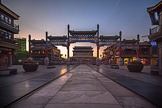 北京前门大街建筑景观