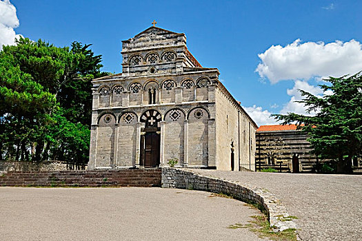 教堂,本笃会修道院,省,萨萨里,萨丁尼亚,意大利,欧洲