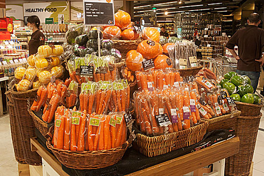 超市,有机食品,蔬菜