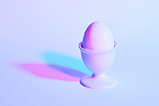 蛋,蛋杯,紫色背景