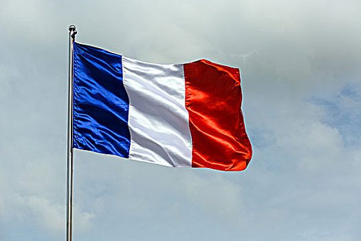 法国国旗,云