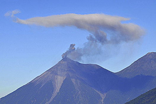 危地马拉,动作,层状火山