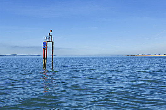 航行,浮漂,海中