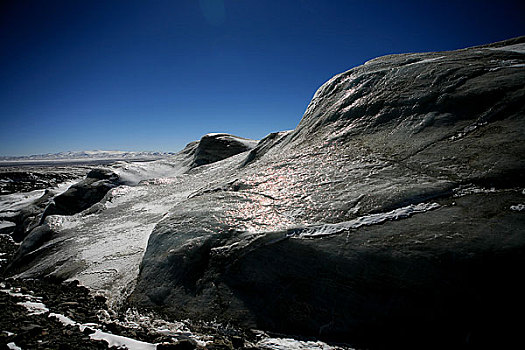 可可西里马兰冰川冰帽
