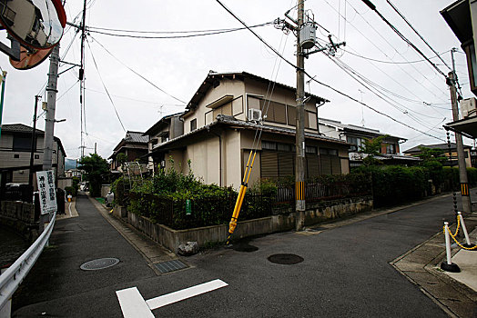 日本,岚山,民居