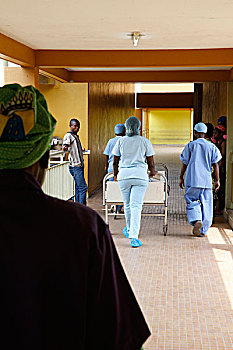 医院,担架,刚果