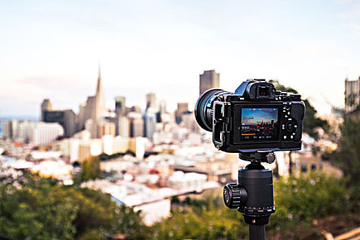 摄影,城市,天际线,旧金山