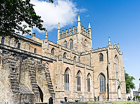 邓弗姆林,教堂,一个,文化,历史,中心,苏格兰,大幅,尺寸