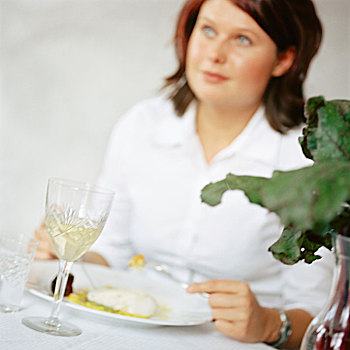 女人,餐饭,瑞典