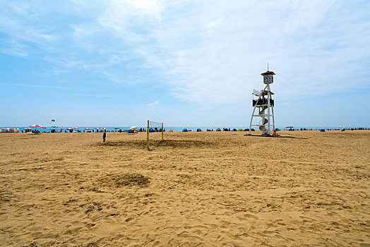 青岛海滨浴场,沙滩