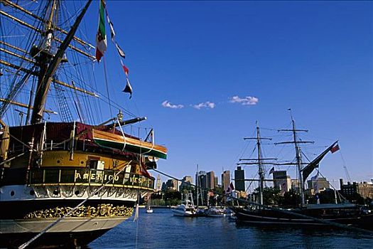 泊船,港口,波士顿,海军造船厂,马萨诸塞,美国