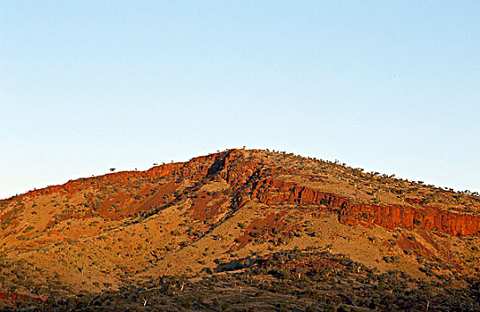 全景,山,攀升,卡瑞吉尼国家公园,西澳大利亚,澳大利亚