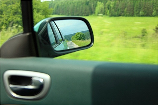 道路,汽车,后视镜,动感,背景