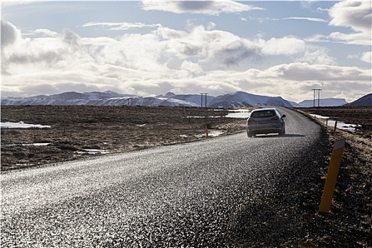 汽车,驾驶,环路,冰岛