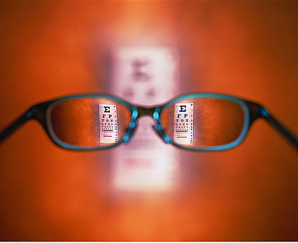 视力表,眼镜