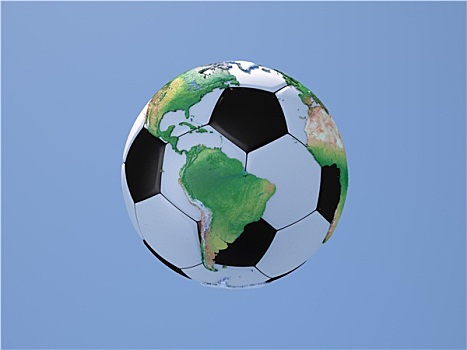 足球,地球,南,北美