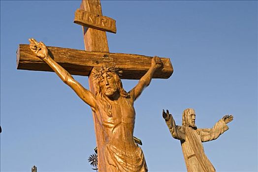 耶稣,十字架,山,希奥利艾,立陶宛,欧洲