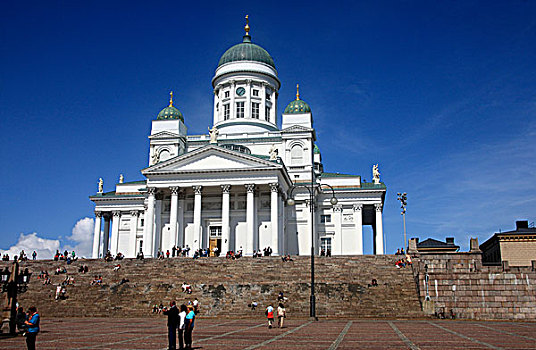 大教堂,参议院,赫尔辛基,芬兰,欧洲