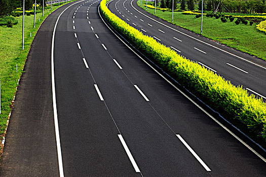高速公路,樹,綠化