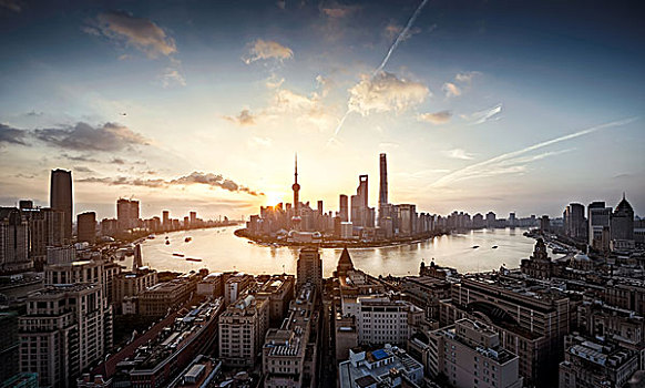 上海陸家嘴城市建筑
