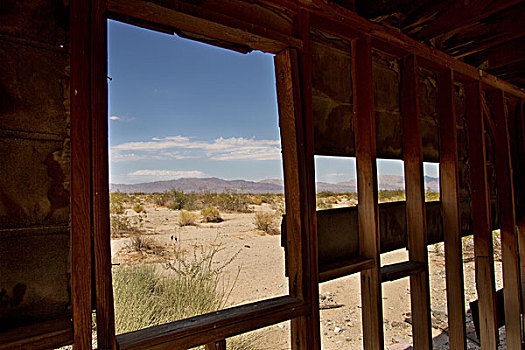 房子,莫哈维沙漠,加利福尼亚