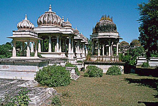 皇家,墓葬碑,乌代浦尔,拉贾斯坦邦,印度
