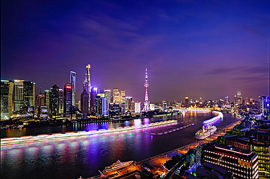 上海北外滩夜景