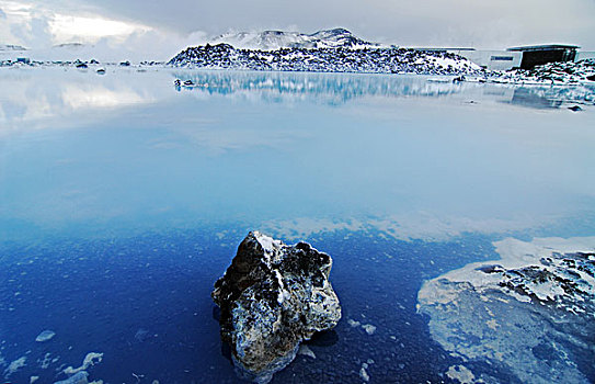 iceland,blue,lagoon,color,lake,in,the,middle,of,lava,rocky,field