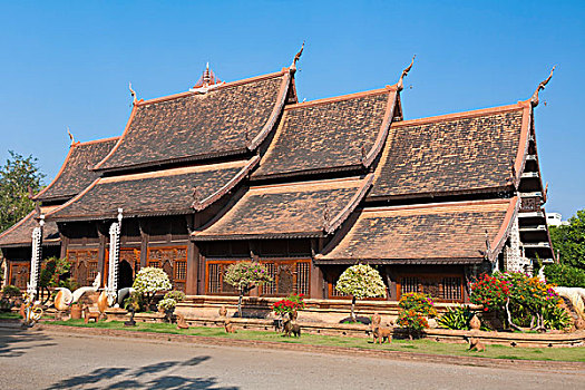 庙宇,清迈,泰国,亚洲