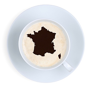 法国,咖啡杯