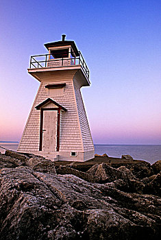 头部,灯塔,乔治亚湾,布鲁斯半岛,安大略省,加拿大