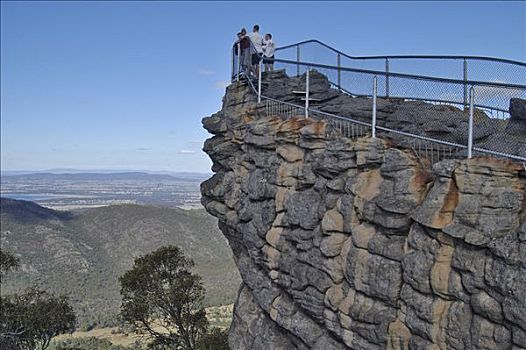 顶峰,暸望,格兰扁,国家公园,维多利亚,澳大利亚
