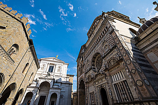 圣玛丽亚教堂,教堂,小教堂,贝加莫,意大利