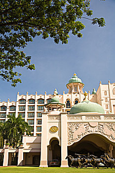 宫殿,金色,马,胜地,靠近,吉隆坡,马来西亚,半岛