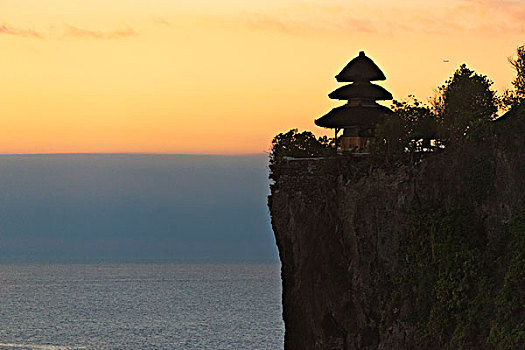 庙宇,悬崖,巴厘岛,印度尼西亚,大幅,尺寸