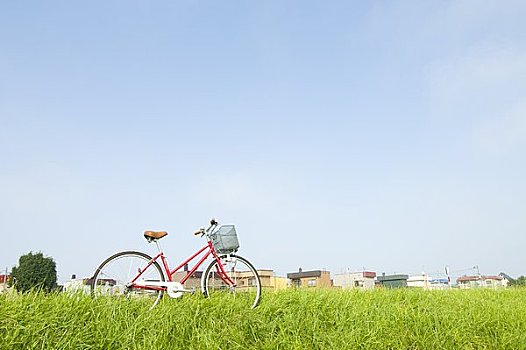 住宅区,上方,堤岸