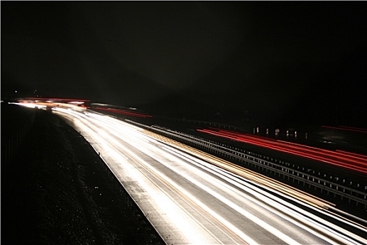 高速公路,夜晚