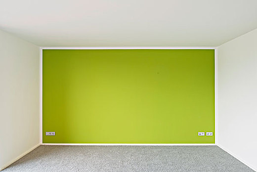 绿色,墙壁
