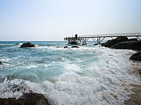 海南省陵水牛岭分界洲岛栈桥