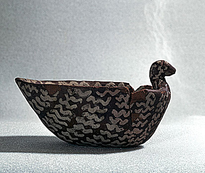 陶器,形态,鸭子,古埃及,时期