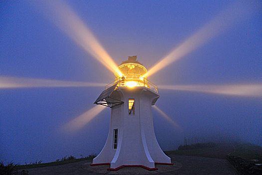 黄昏,雷因格海角,北国,北岛,新西兰