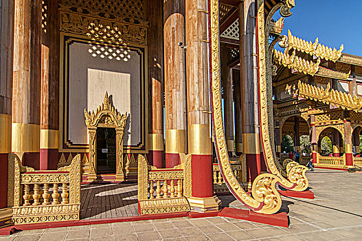 观众,仿制,蒲甘,金色,宫殿,缅甸