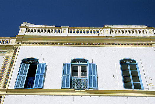 摩洛哥,苏维拉,窗户,特色,蓝色,百叶窗